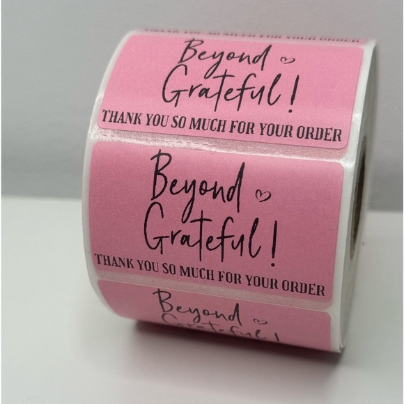Thank You Stickers for Poshmark 2" | shipping supplies 100 pcs - Picture 3 of 13